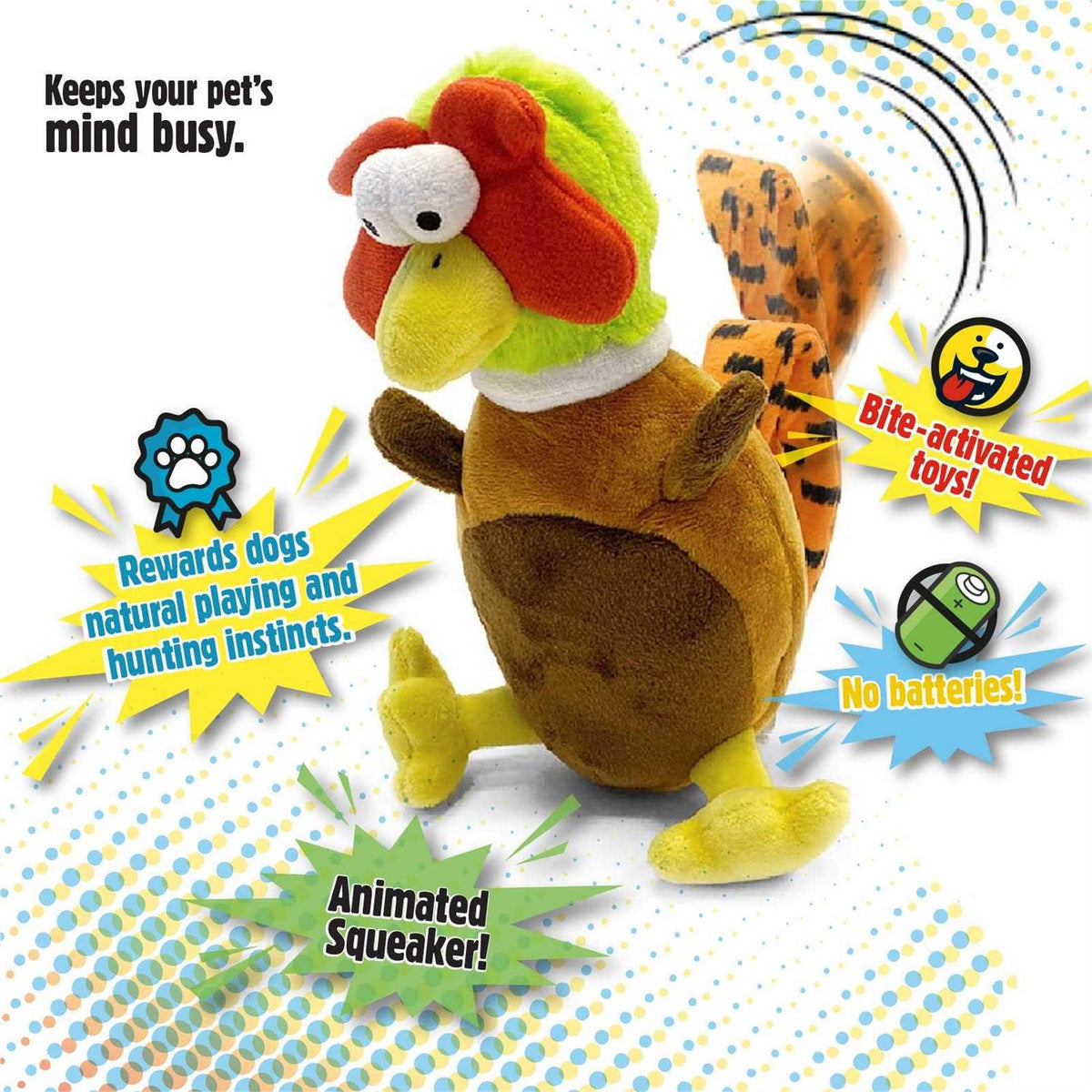 Plush Squeaker Dog Toy A273676