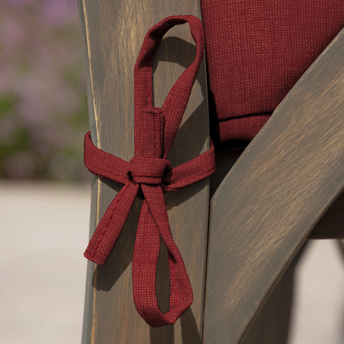 Ruby Red Outdoor Seat Cushion 21 x 21 V125