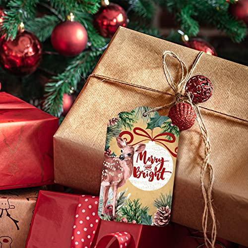 60 Count Christmas Gift Tags with String Z69368