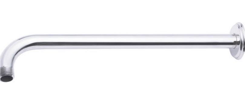 20x22 Traditional Shower Arm Polished Chrome J6489