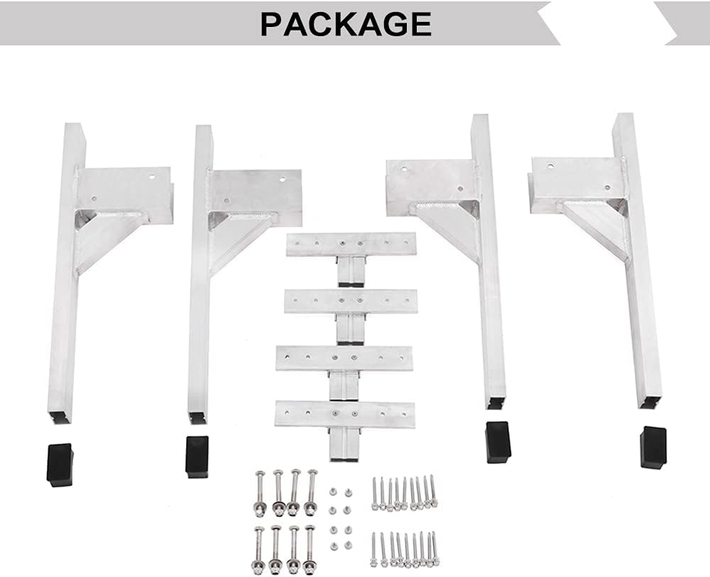 Adjustable Aluminum Roof Ladder Rack Bracket Kit B9203