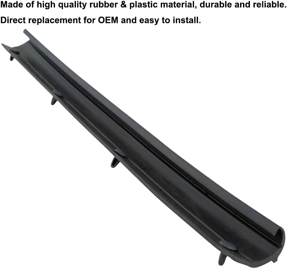 Set of 4 Front & Rear Door Window Trim Seal Rubber Weatherstrip Kit K620791