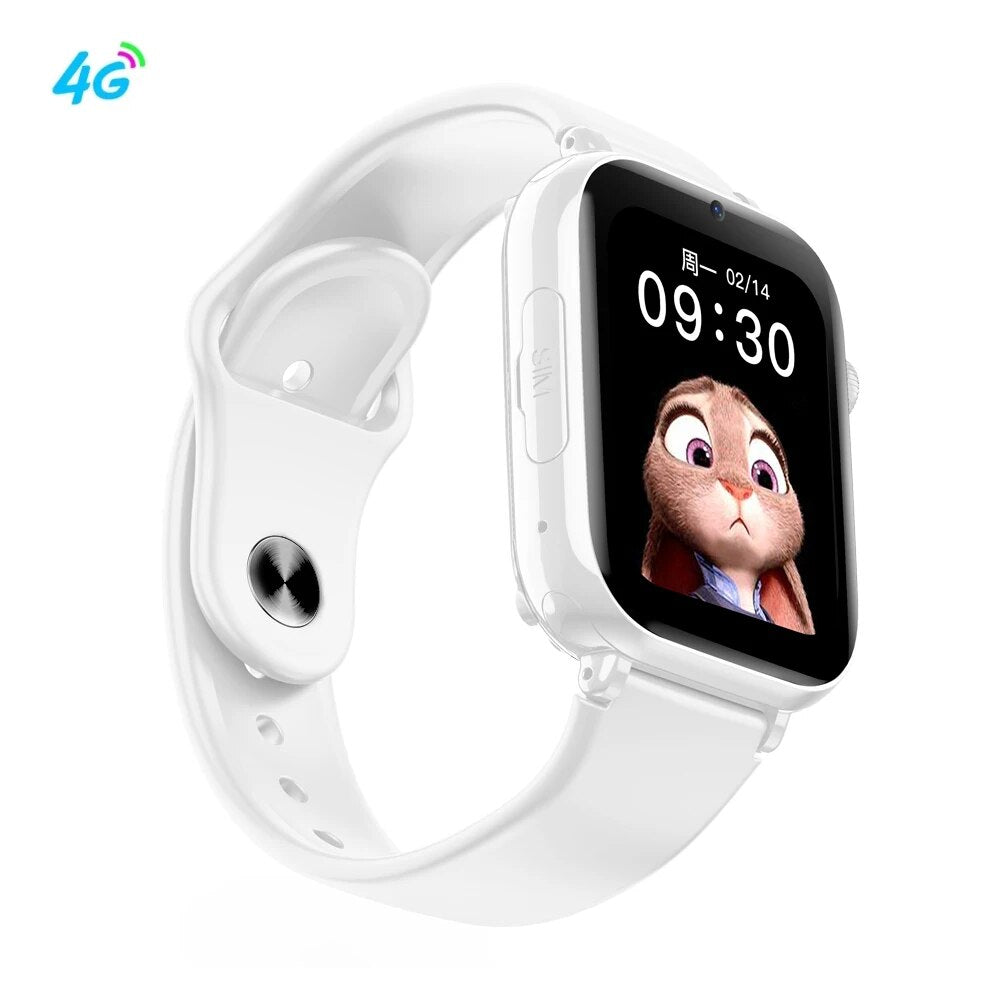 White 4G Smart Watch with GPS Location Tracker Camera I8462