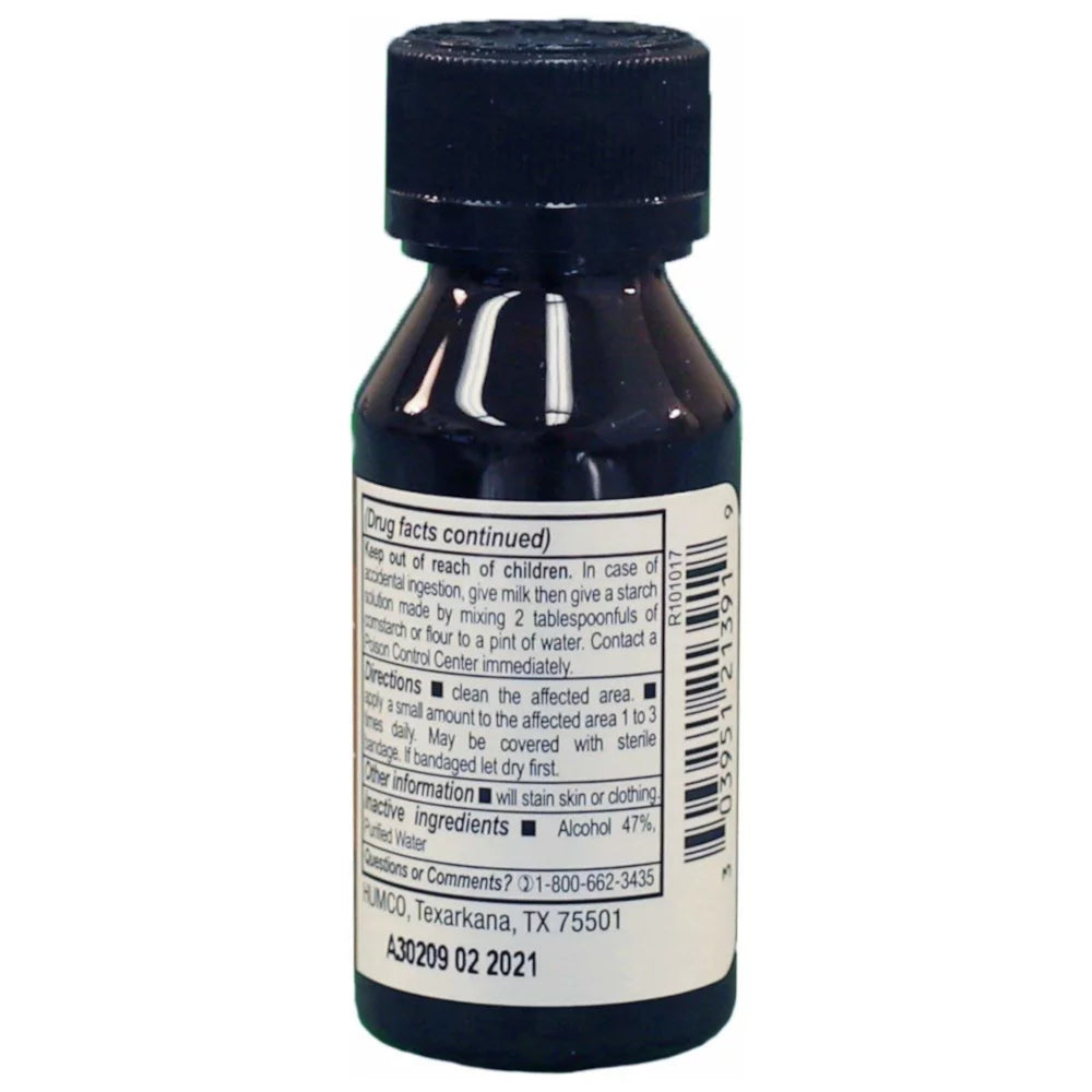 5 Pack Iodine Tincture 2% USP 1oz L6598