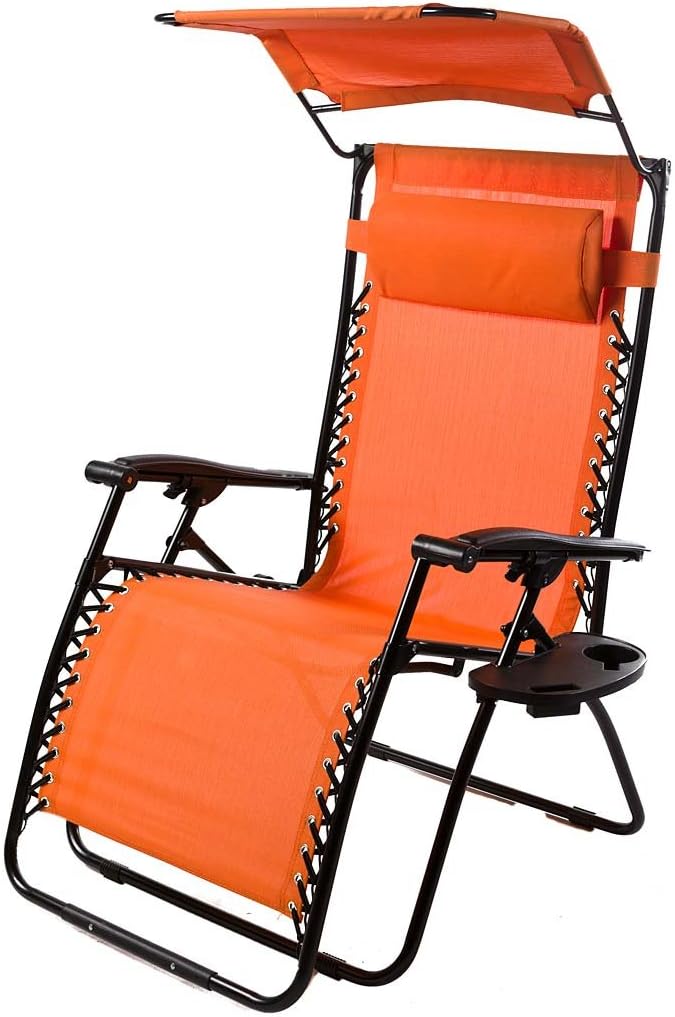 Outdoor Zero Gravity Chair with Canopy M9563