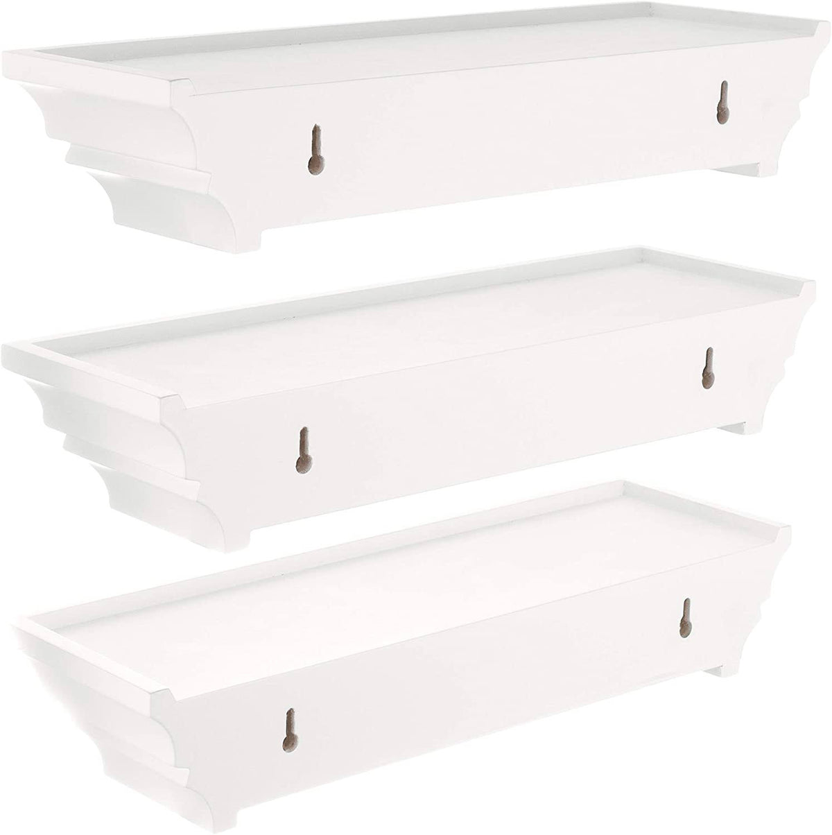 White 16x22 Wall Shelf Set 3 Q9055