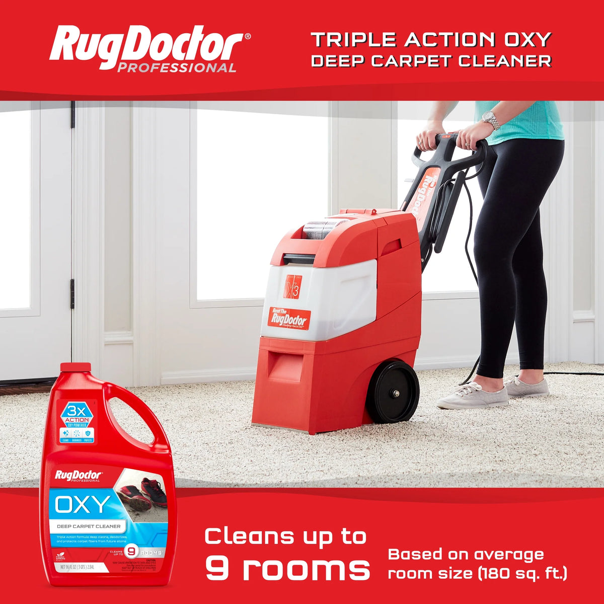 Triple Action Oxy Deep Carpet Cleaner, 96 oz. R343465