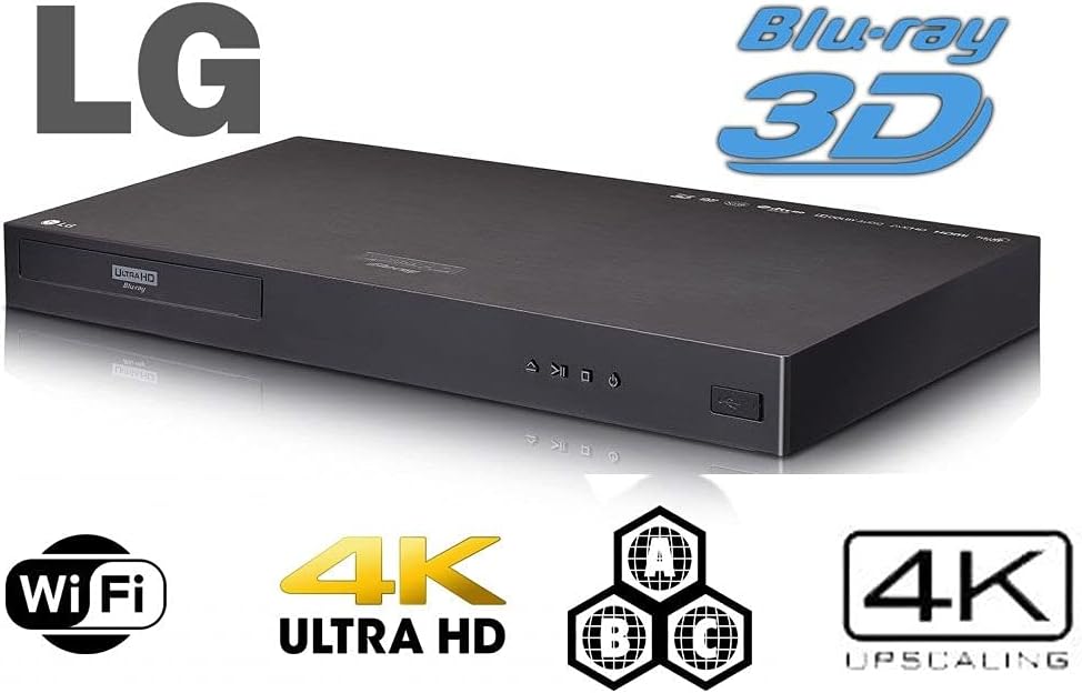 4K Blu Ray Disc DVD Player with HDMI Cable Q94955