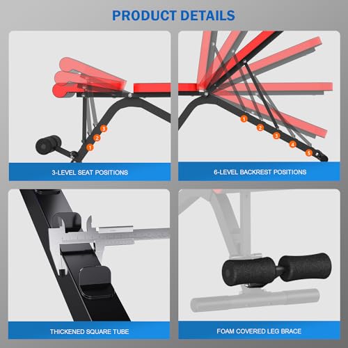 Power Cage Squat Rack with Bench N16393