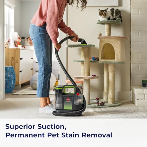 Portable Carpet and Upholstery Deep Cleaner with Self-Cleaning Tough Stain Tool and Pet Hair Removal Tool A83599