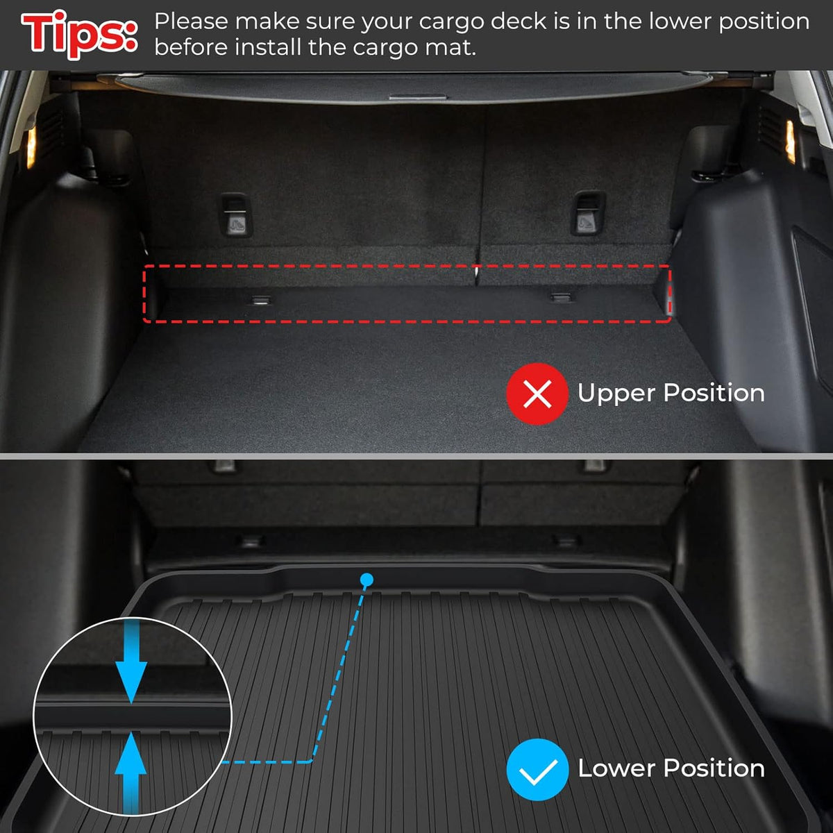 Black All Weather Cargo Trunk Liner Z101814