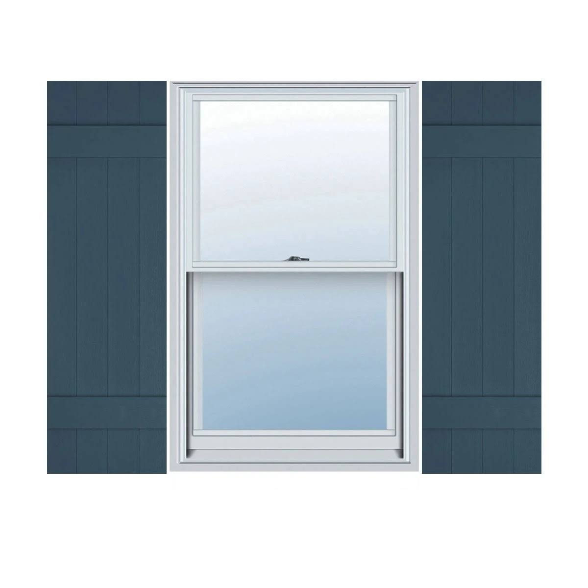 14x22W x 43x22H Vinyl Board-n-Batten Shutters O161543