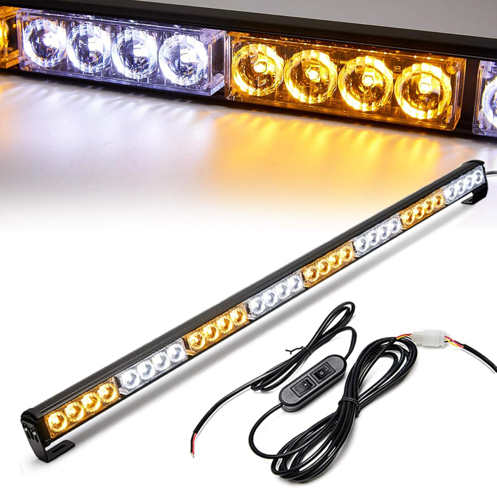 36 Inch LED Strobe Light Bar Red/Blue L4379