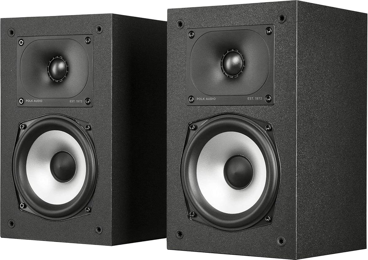 Pair of Midnight Black Bookshelf or Surround Speakers D86867