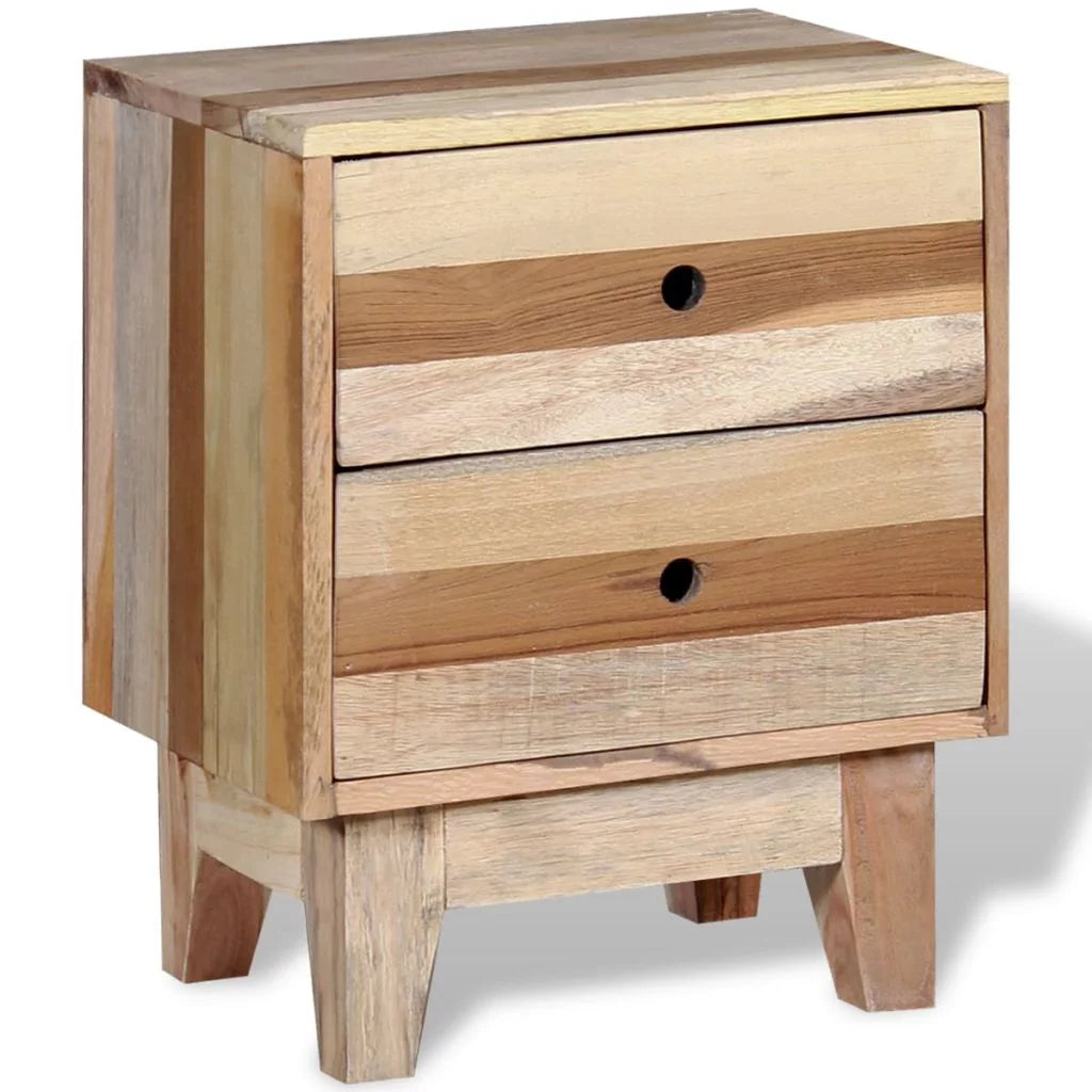 Solid Reclaimed Wood Bedside Cabinet H5017