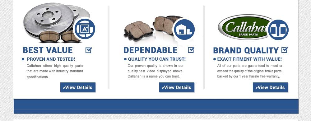 Front and Rear Rotors with Metallic Brake Pads U137889