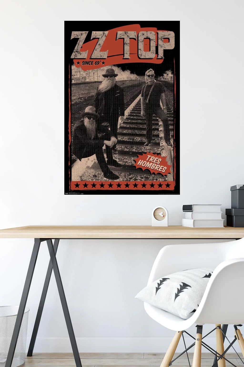 Wall Poster with Wooden Magnetic Frame, 22.375 x 34 T21321