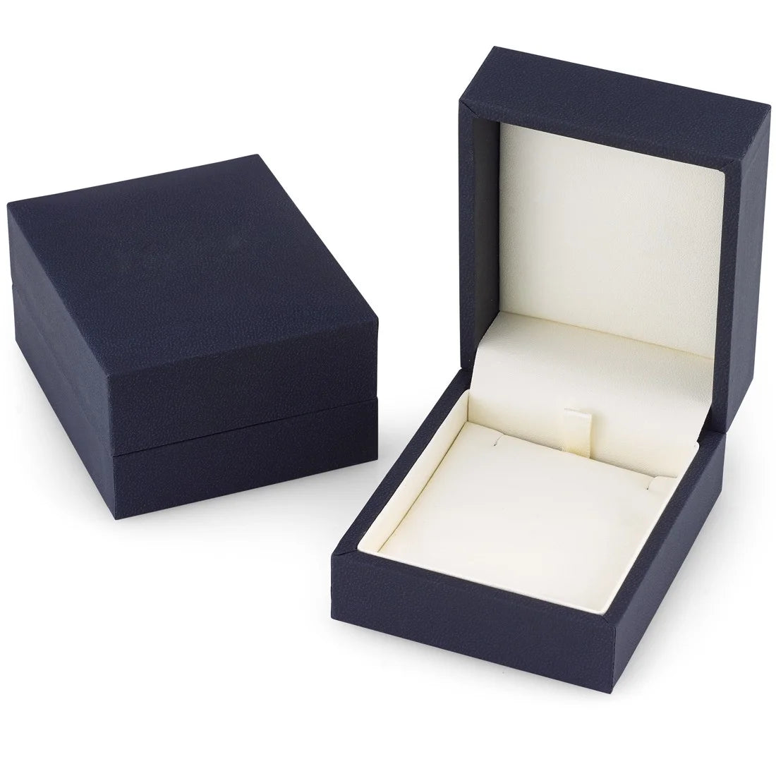 14K White Gold Created Blue Sapphire Halo Ring U121