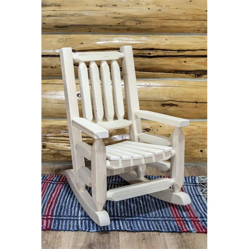 Homestead Log Rocker E746963