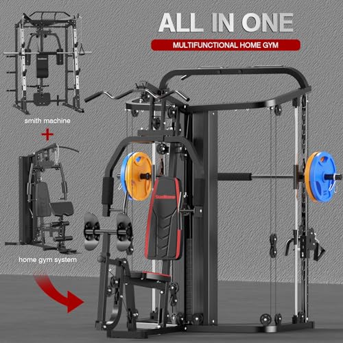 Home Gym System Workout Station with 138LB Weight Stack R820010