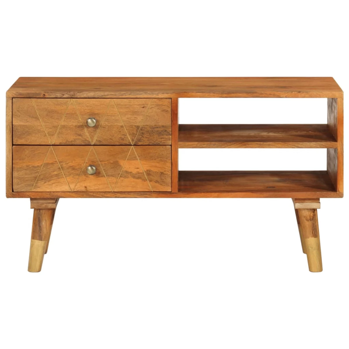 Solid Mango Wood TV Cabinet Y12517