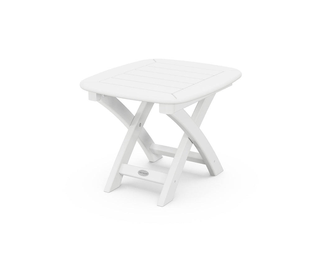 White Nautical Side Table J76093