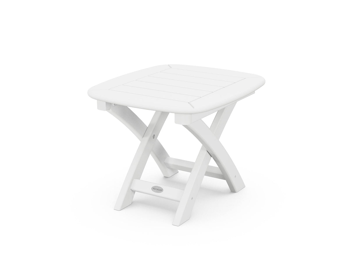 White Nautical Side Table J76093