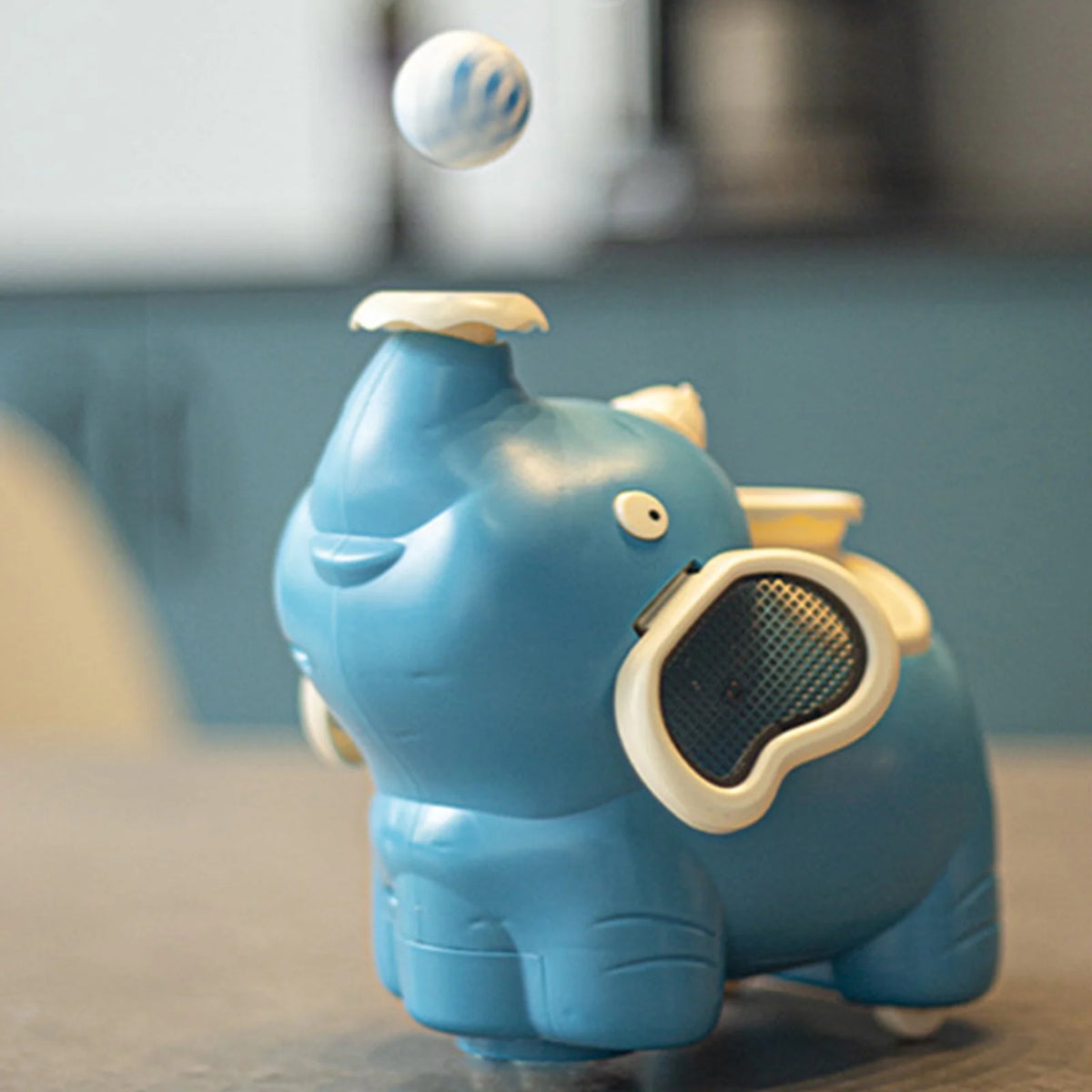Blue Electric Blowing Ball Toy F621