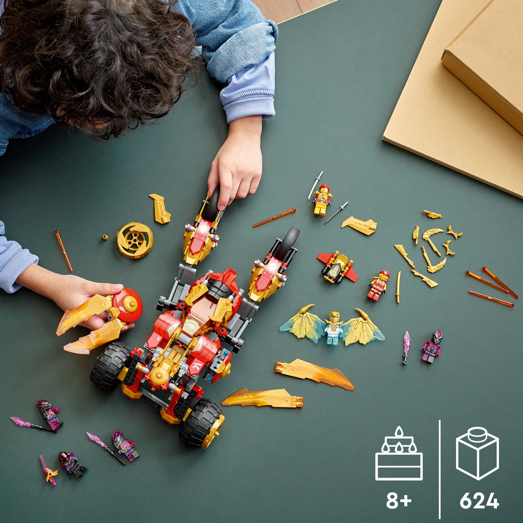 Multi-Terrain Car Toy Building Set for Kids Ages 8 Plus P321