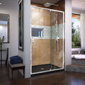 Semi-Frameless Pivot Shower Door in Chrome Y6374