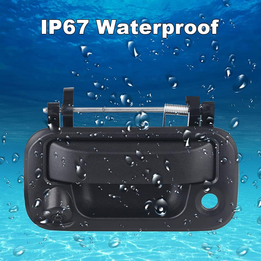 Black Waterproof Tailgate Handle with Camera Pack of 2 N115236