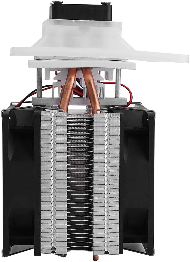 12V Semiconductor Refrigeration Thermoelectric Peltier Air Cooling Dehumidification System Cooler Fan Kit 175x100x98 mm T2864