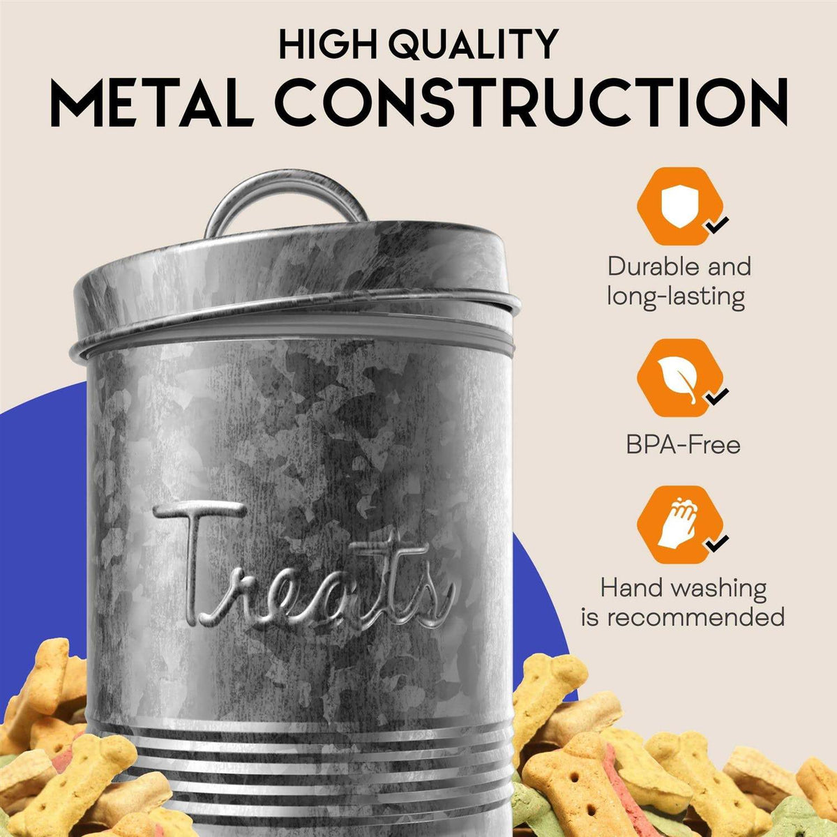 Pet Treats Storage Canister S9159