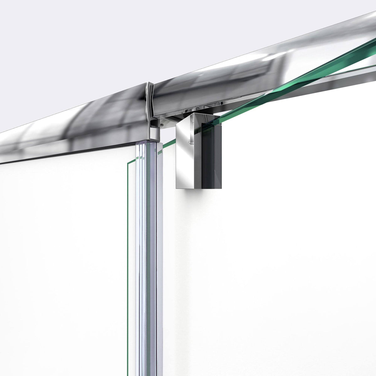 Semi-Frameless Pivot Shower Door in Chrome Y6374