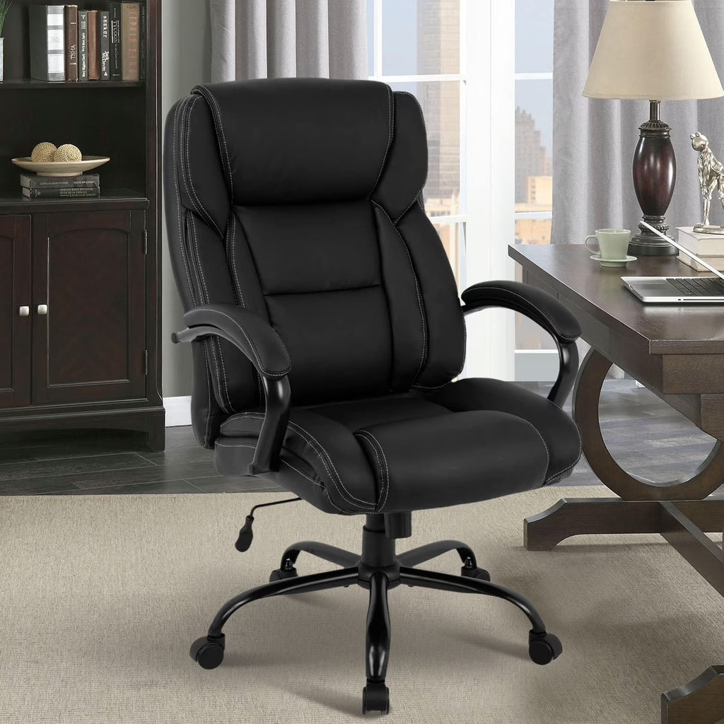 Black High Back PU Leather Executive Office Chair D59085