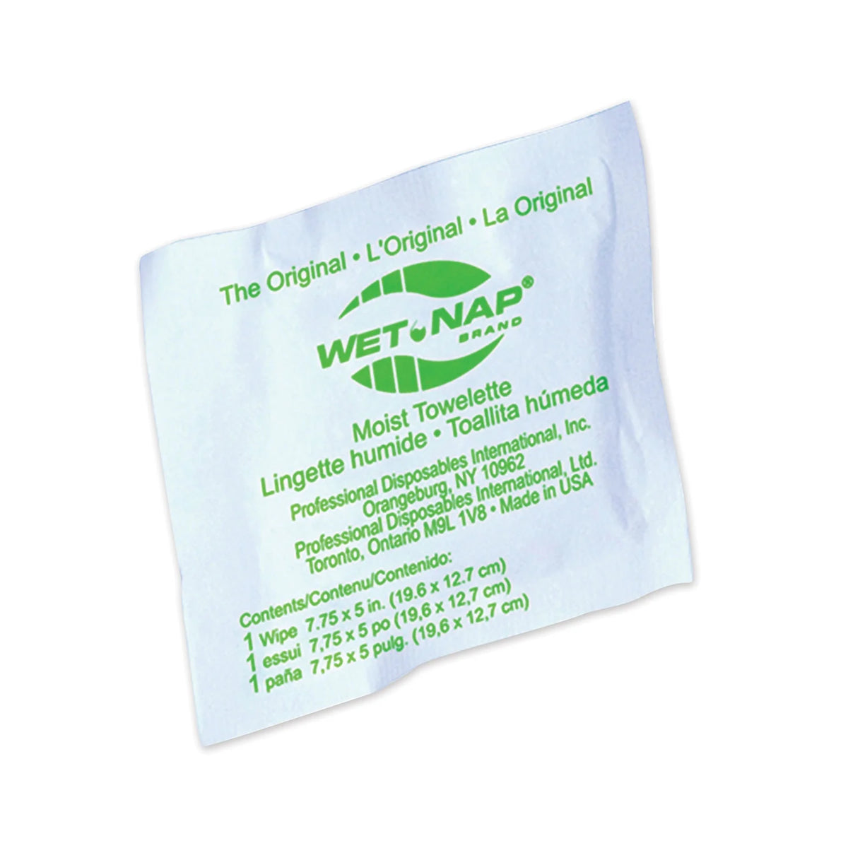 White Premoistened Towelettes 100/Pack 10 Packs/Carton O329