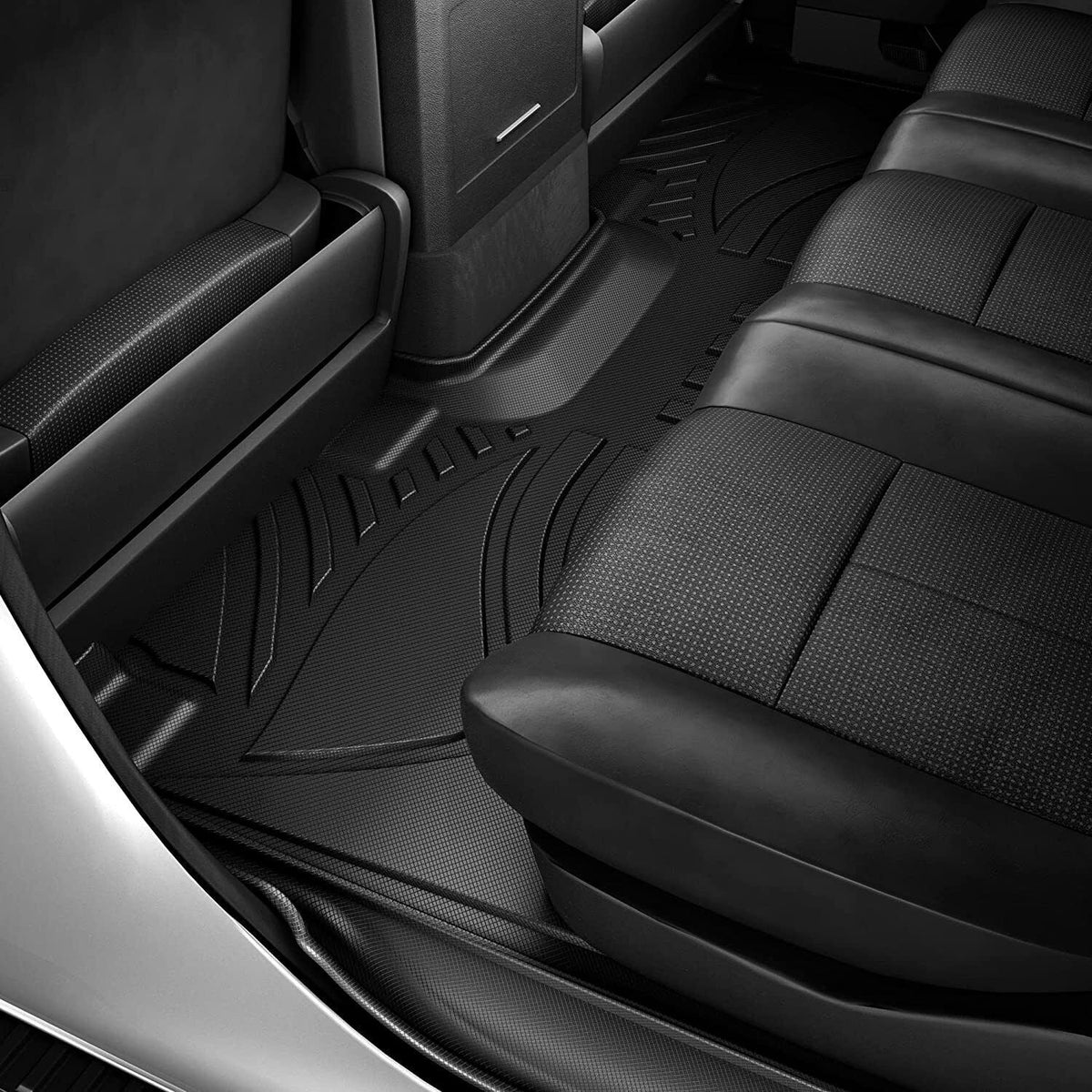 Floor Mats 5pcs All Weather for Toyota Highlander 7 Seat 3 Row & Cargo Liner J499