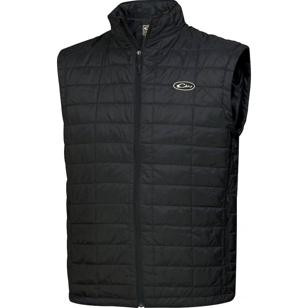 Synthetic Down Packable Vest Black E197