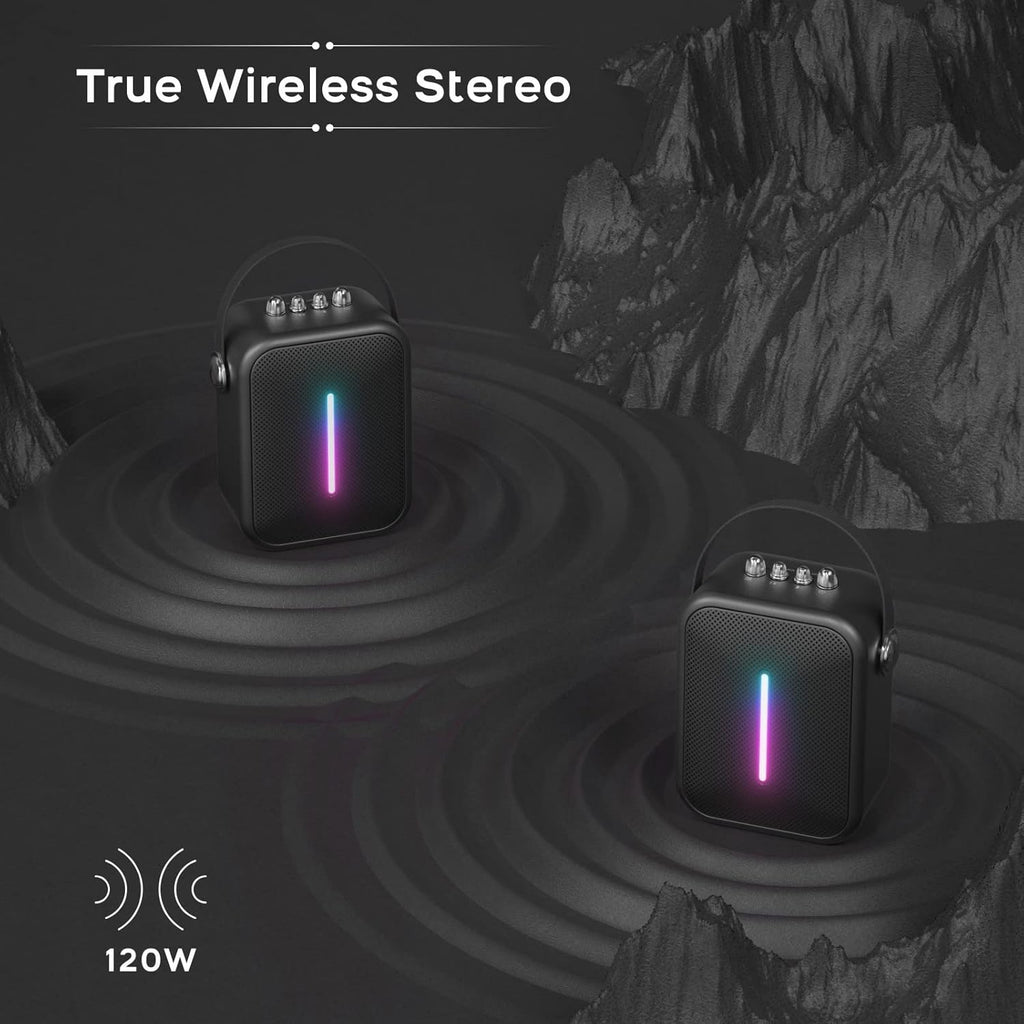60W Portable Bluetooth Speaker with LED Lights Z839487