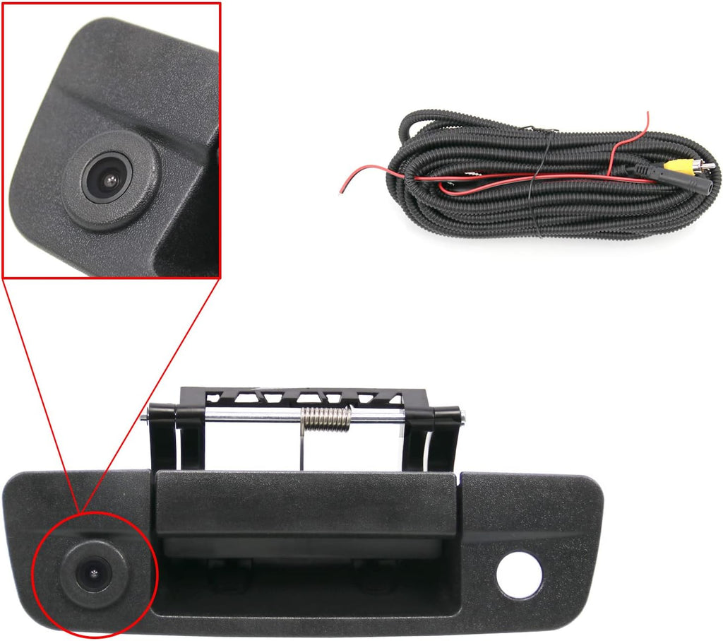 Tailgate Handle Backup Camera Rear View with RCA Connector X38148