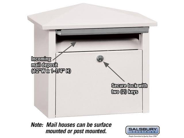 White Mail House B21609