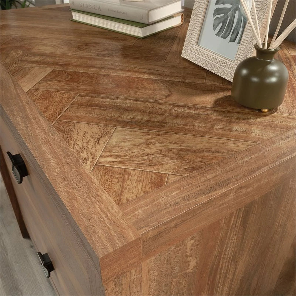 Engineered Wood Filing Cabinet in Brown O985