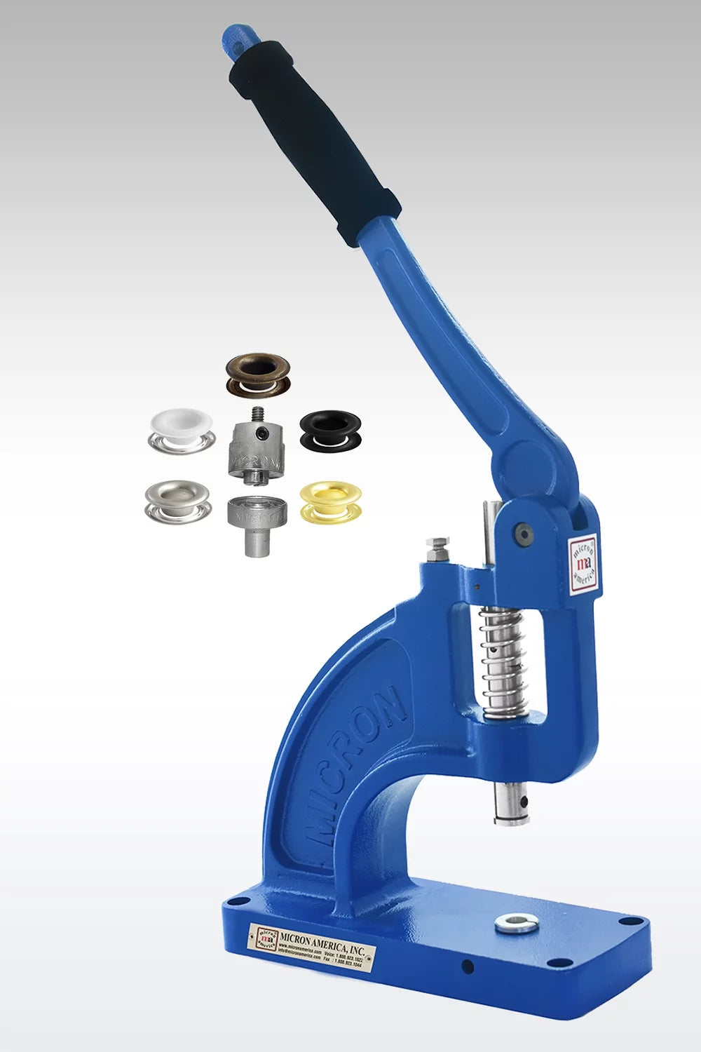 Fastener Attaching Machine with Self-Piercing Dies and Grommets and Washers Z17891
