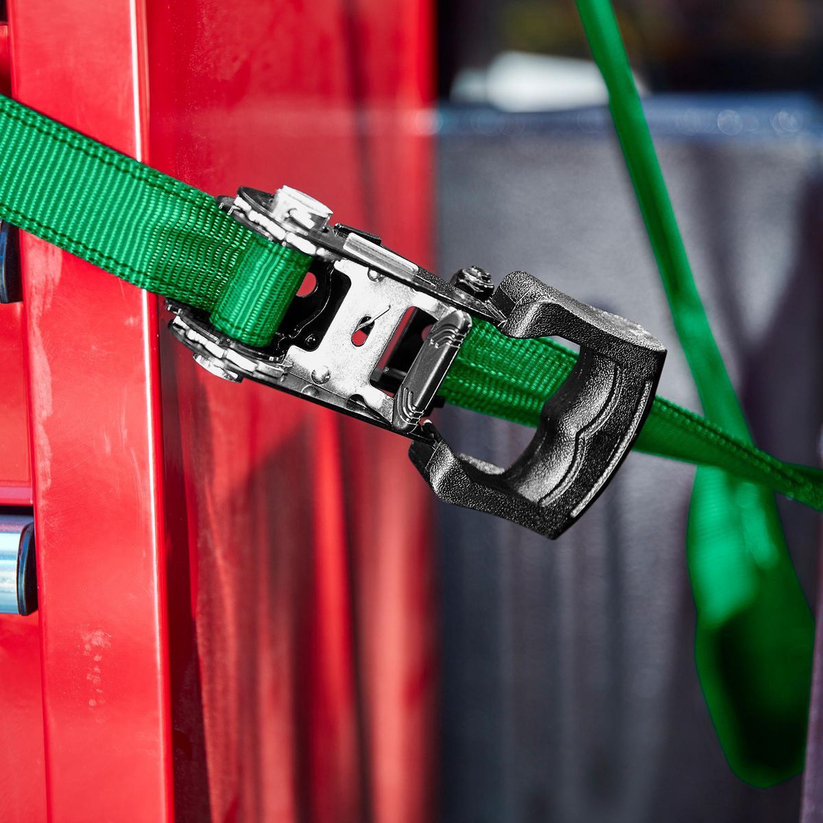 700 lb. Capacity 1-1/4 in. x 16 ft. Ratcheting Tie-Downs, 2-Pack J44412