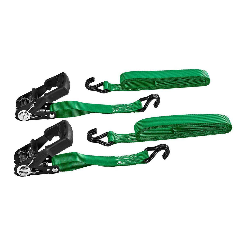 700 lb. Capacity 1-1/4 in. x 16 ft. Ratcheting Tie-Downs, 2-Pack J44412