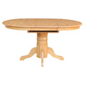 Oval Pedestal Dining Table with Butterfly Leaf M245624