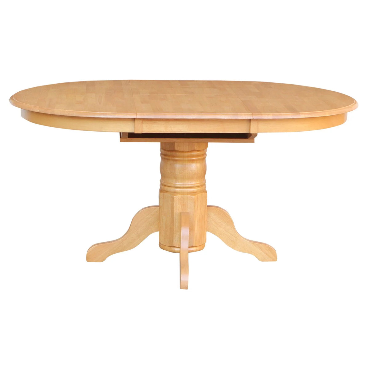 Oval Pedestal Dining Table with Butterfly Leaf M245624
