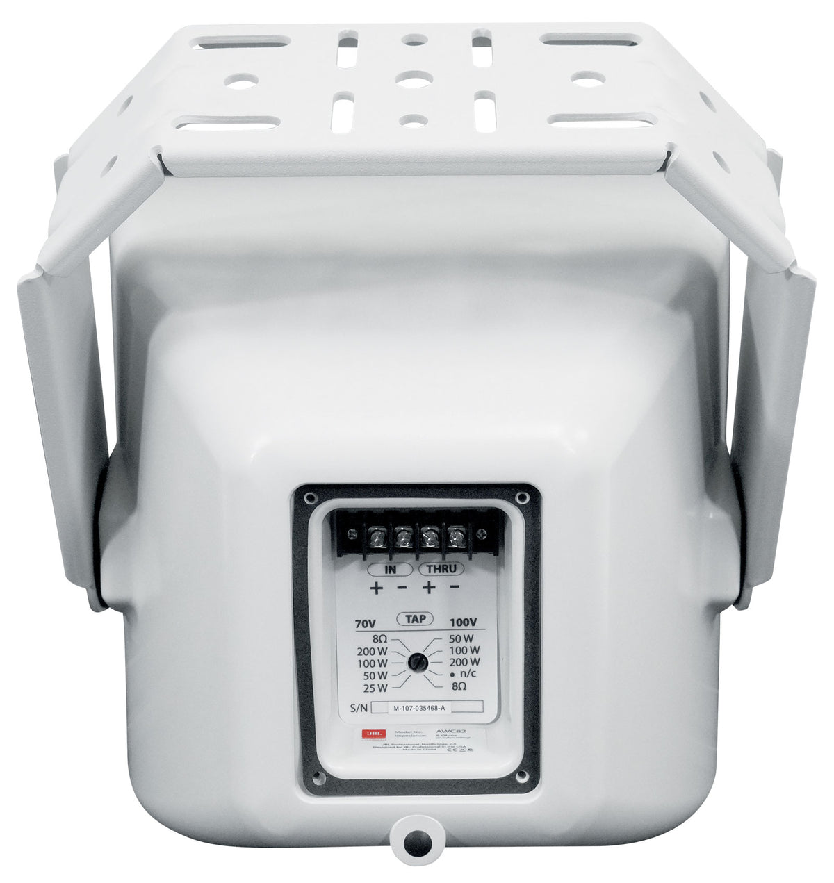 8" White Indoor/Outdoor Surface Mount Speakers L6441