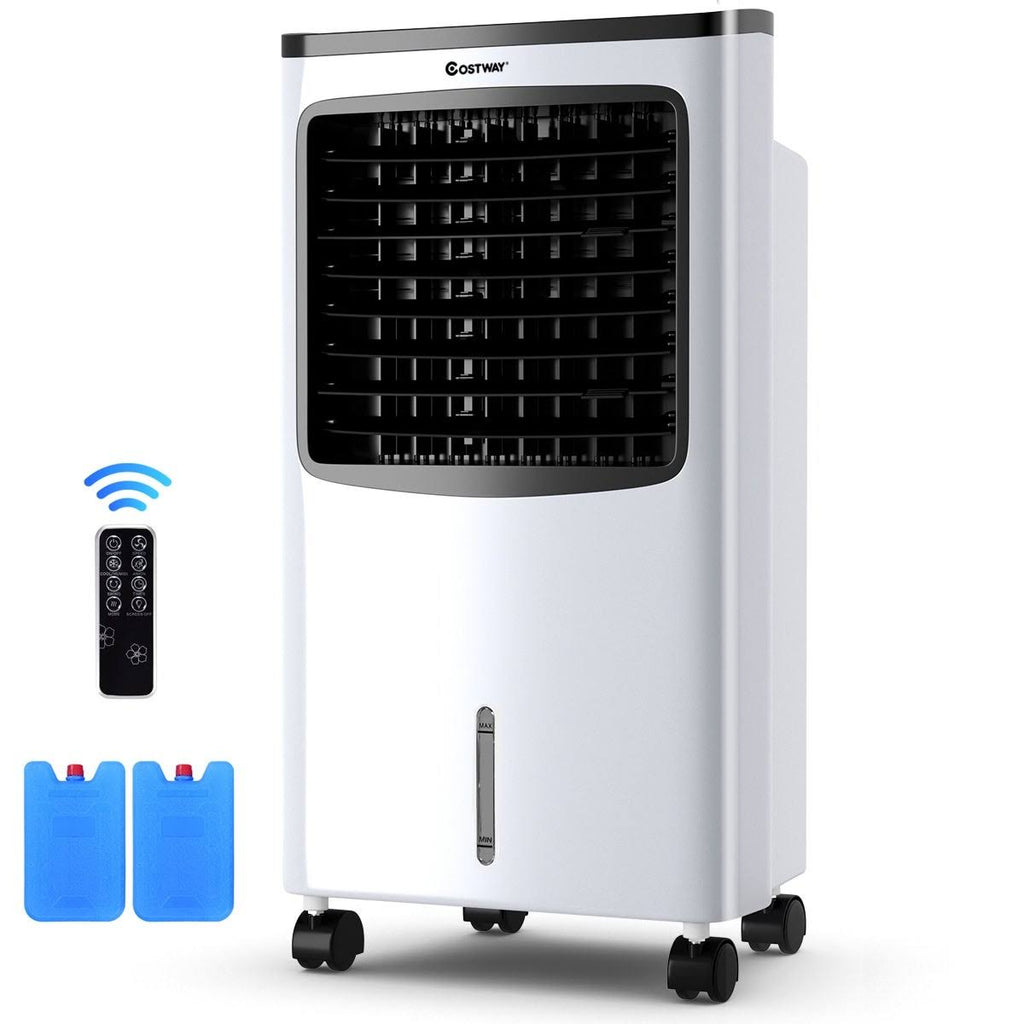 Black Portable Cooler Fan with Remote Control K97199