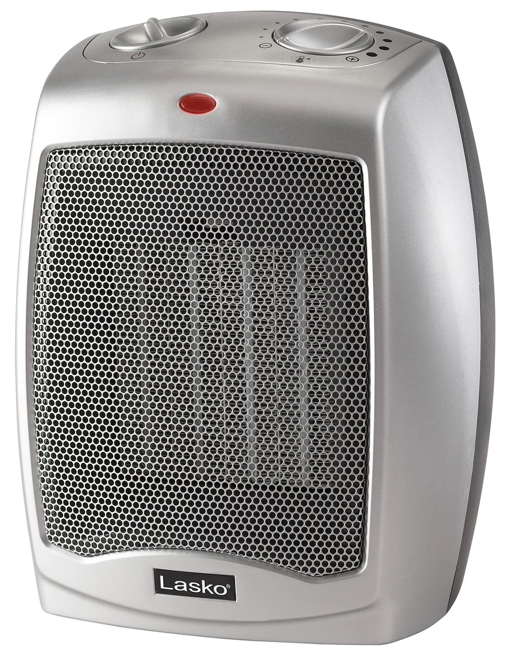 Ceramic Adjustable Thermostat Space Heater, Silver H45150